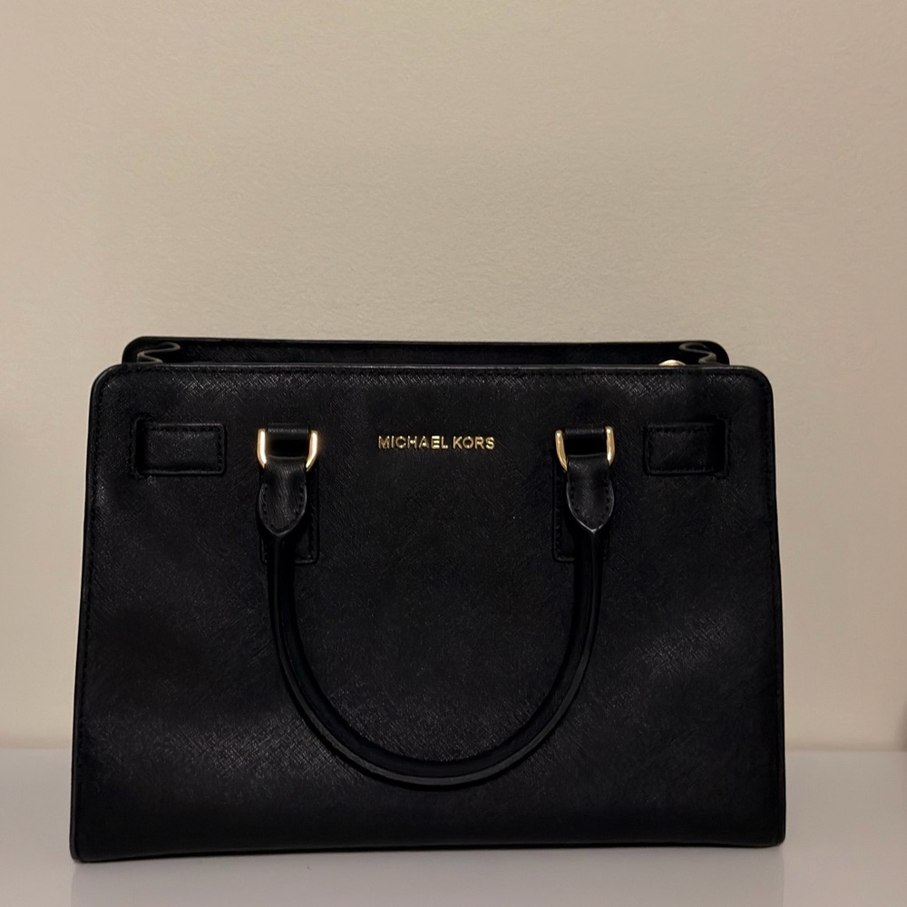 Michael Kors Black Satchel Bag